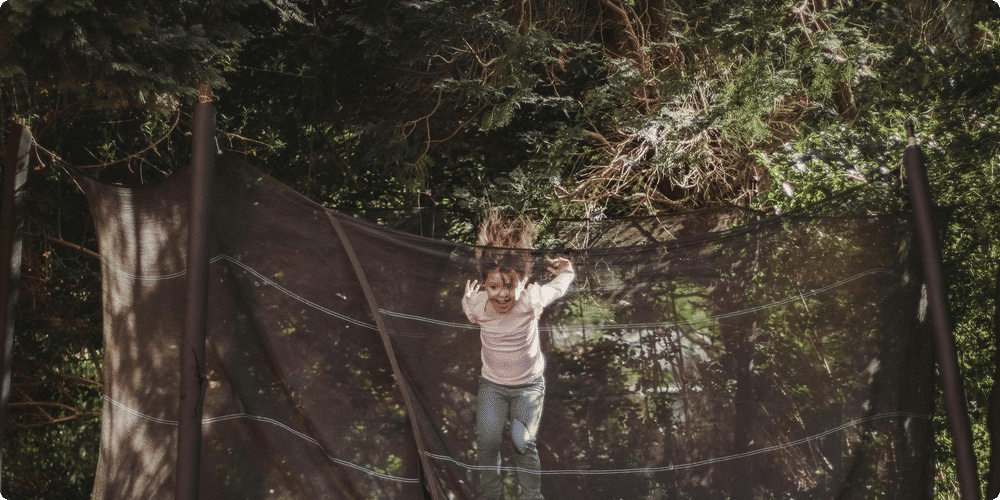 Lestage pour trampolines